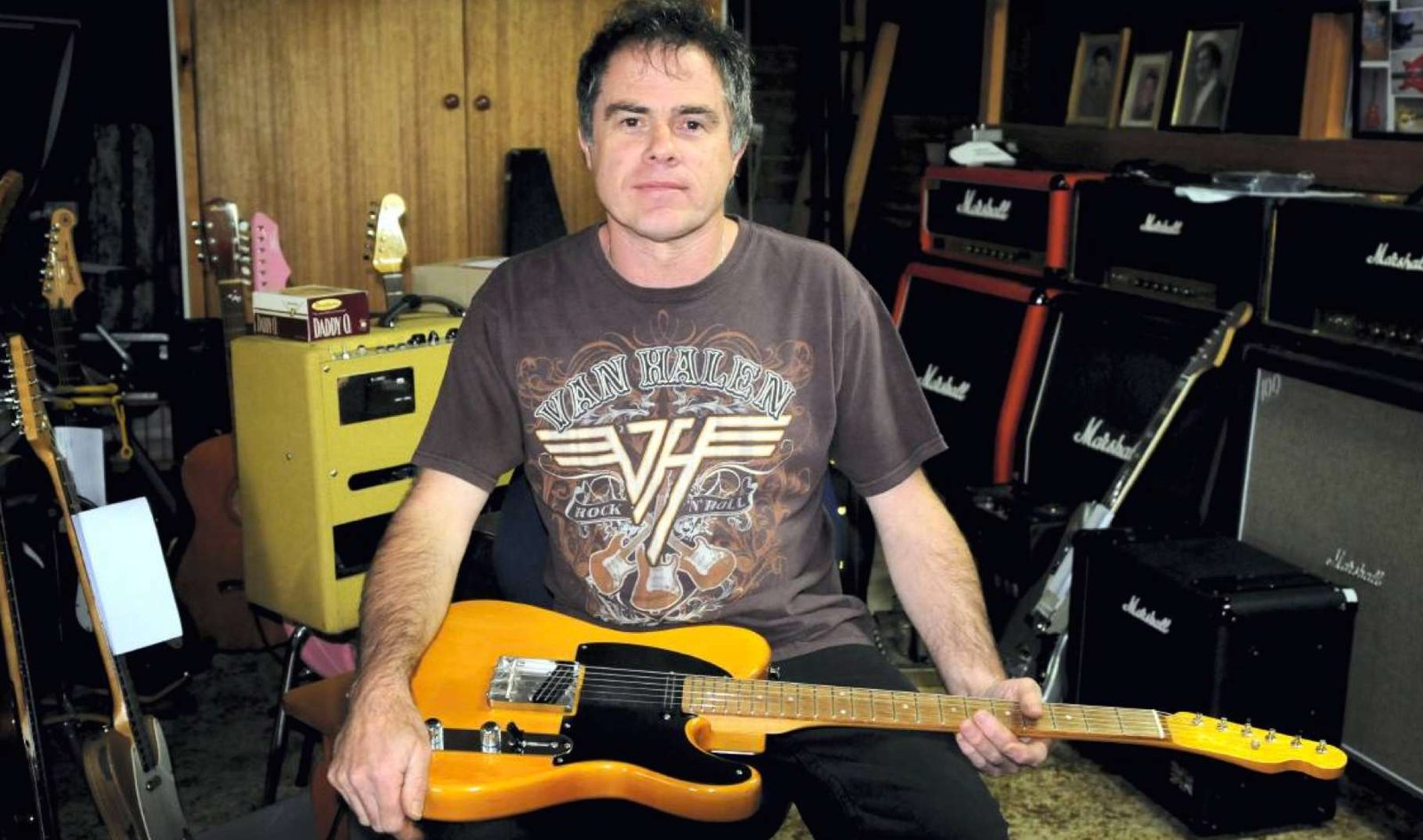 David Dobson in his workshop